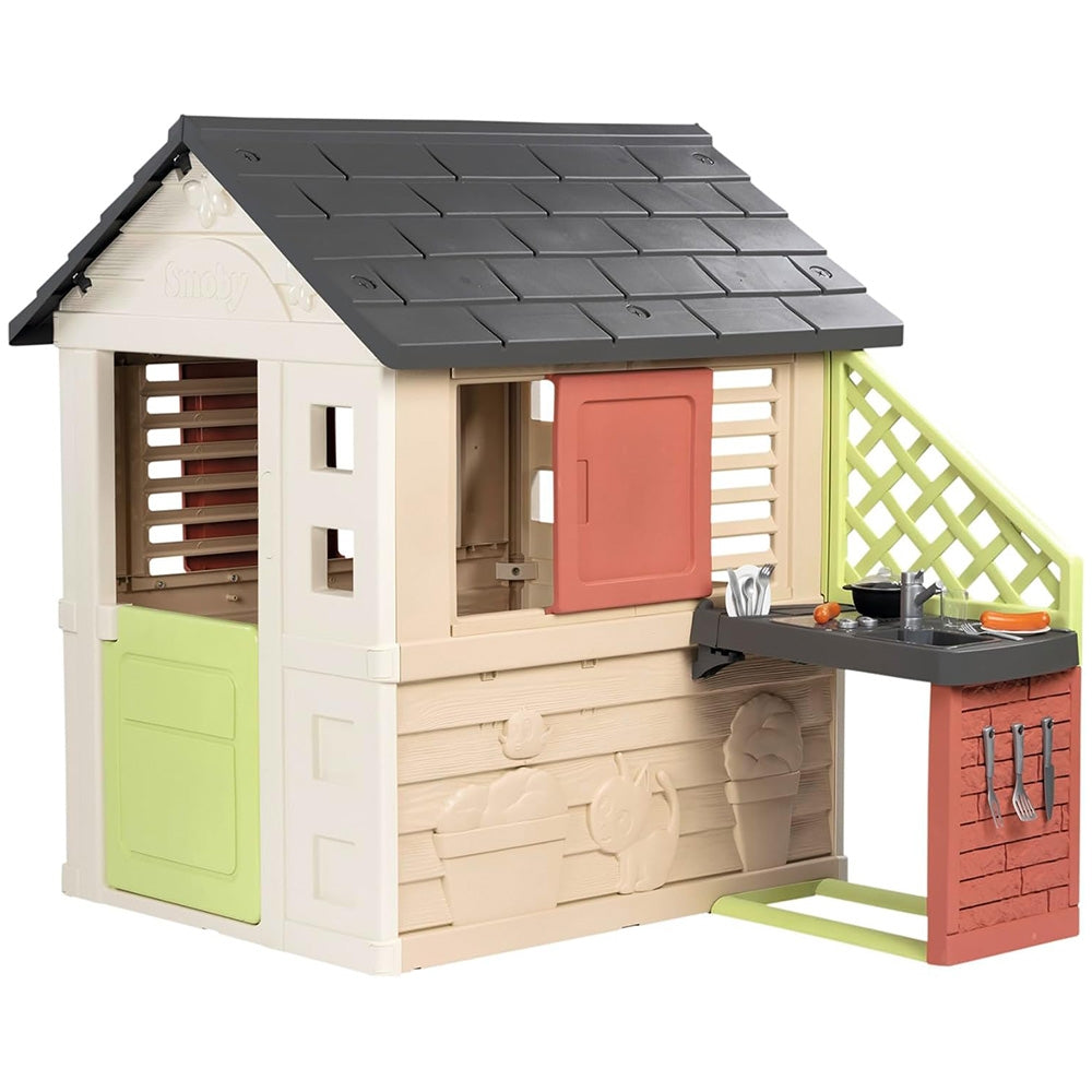 Casuta pentru copii Smoby Life Nature cu bucatarie