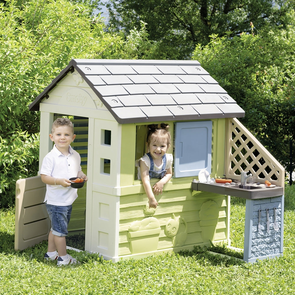 Casuta pentru copii Smoby Life Pretty cu bucatarie
