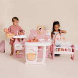 Centru de ingrijire pentru papusi Smoby Baby Nurse Large Doll`s Play Center cu 18 accesorii