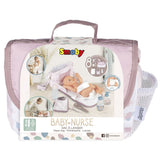 Gentuta de infasat pentru papusa Smoby Baby Nurse Changing Bag crem cu accesorii