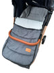 Carucior Sport L-Sun Jack, cu saculet de iarna inclus, geanta parinti si pliere compacta tip troller, culoare GRI
