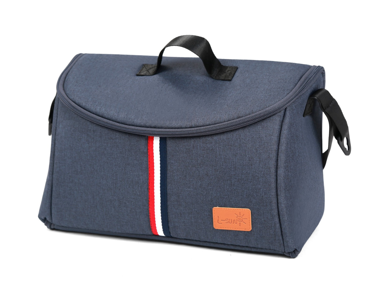 Carucior 2 in 1 L-Sun Nadia, Transformabil, Maner reversibil, Cadrul aluminiu, Include saculet de picioare, Geanta pentru parinti, Sustine 22 kg, Anthracite - gogobaby.ro