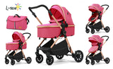 Carucior L-Sun Nadia 2 in 1 ROZ ORHIDEE