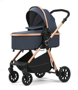 Carucior L-Sun Nadia 2 in 1 ALBASTRU