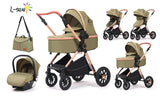 Carucior L-Sun Marina 3 in 1 VERDE