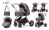Carucior L-Sun Marina 3 in 1 GRI