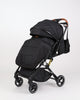 Carucior sport L-Sun Sky, Tip Troller, Maner Reversibil, Husa Picioare, Geanta Scutece, Black