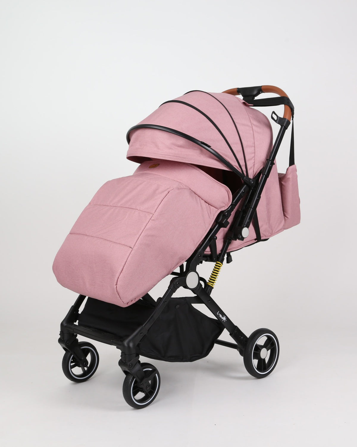 Carucior sport L-Sun Sky, Tip Troller, Maner Reversibil, Husa Picioare, Geanta Scutece, Pink Oasis - gogobaby.ro