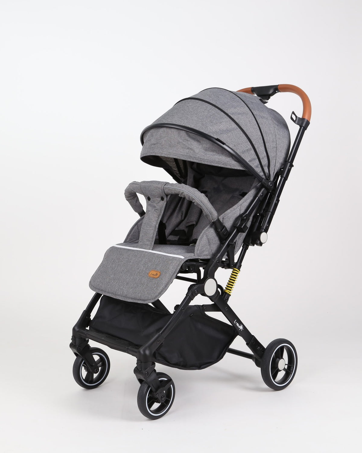 Carucior sport L-Sun Sky, Tip Troller, Maner Reversibil, Husa Picioare, Geanta Scutece, Gray - gogobaby.ro