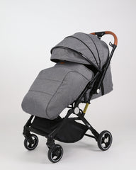 Carucior sport L-Sun Sky, Tip Troller, Maner Reversibil, Husa Picioare, Geanta Scutece, Gray