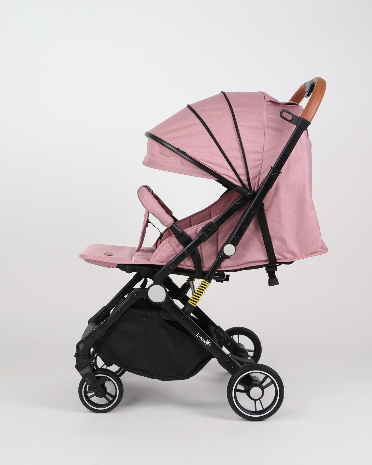 Carucior sport L-Sun Sky, Tip Troller, Maner Reversibil, Husa Picioare, Geanta Scutece, Pink Oasis - gogobaby.ro