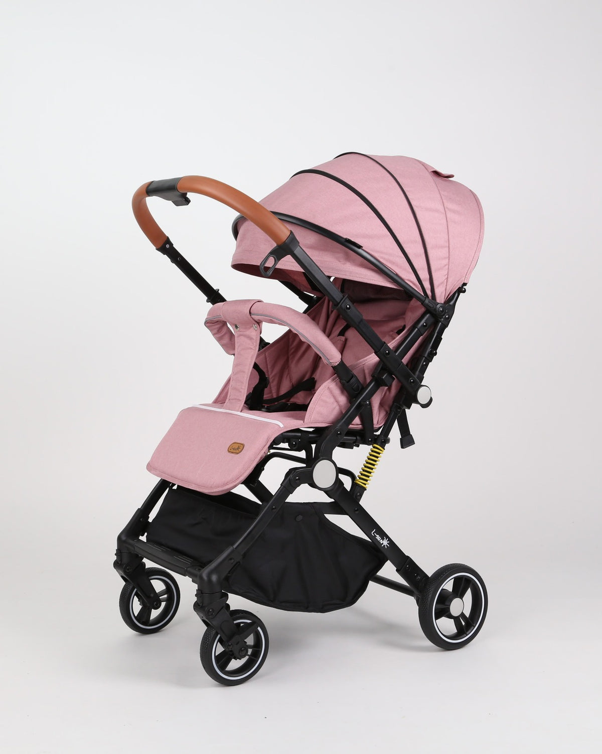 Carucior sport L-Sun Sky, Tip Troller, Maner Reversibil, Husa Picioare, Geanta Scutece, Pink Oasis - gogobaby.ro