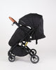 Carucior sport L-Sun Sky, Tip Troller, Maner Reversibil, Husa Picioare, Geanta Scutece, Black