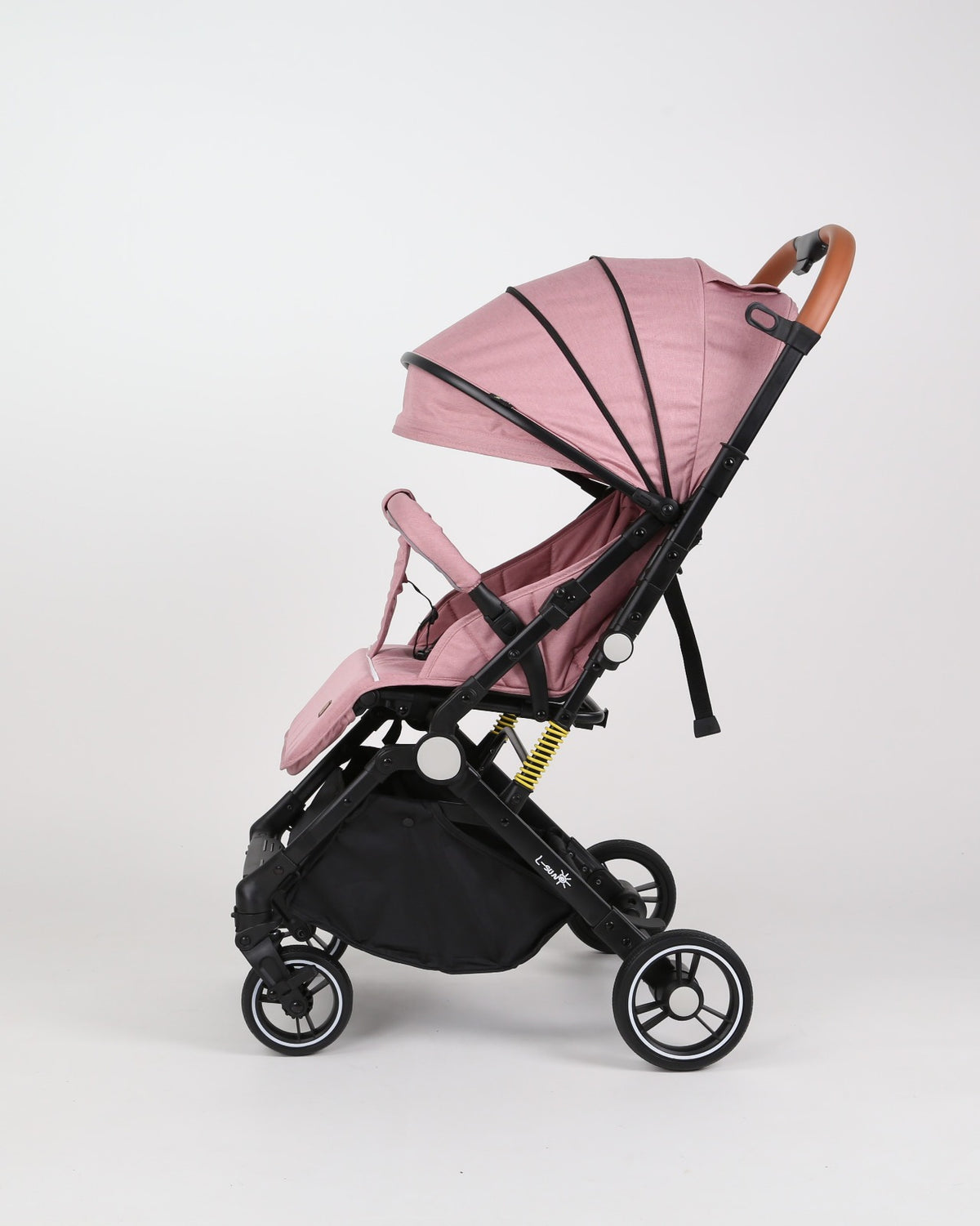 Carucior sport L-Sun Sky, Tip Troller, Maner Reversibil, Husa Picioare, Geanta Scutece, Pink Oasis - gogobaby.ro