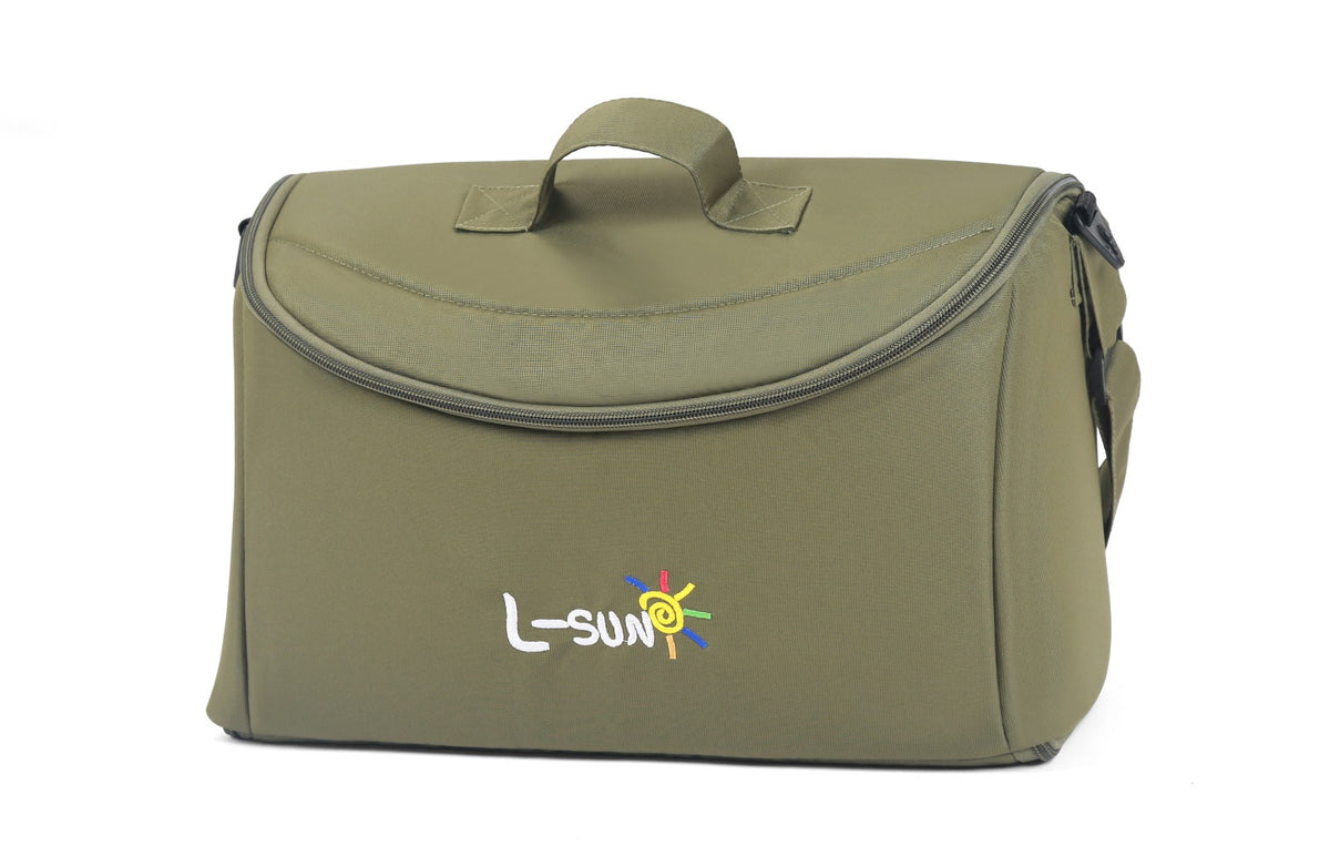 Carucior sport L-Sun Quest, Tip Troller, Maner Reversibil, Husa Picioare, Geanta Scutece, Olive - gogobaby.ro