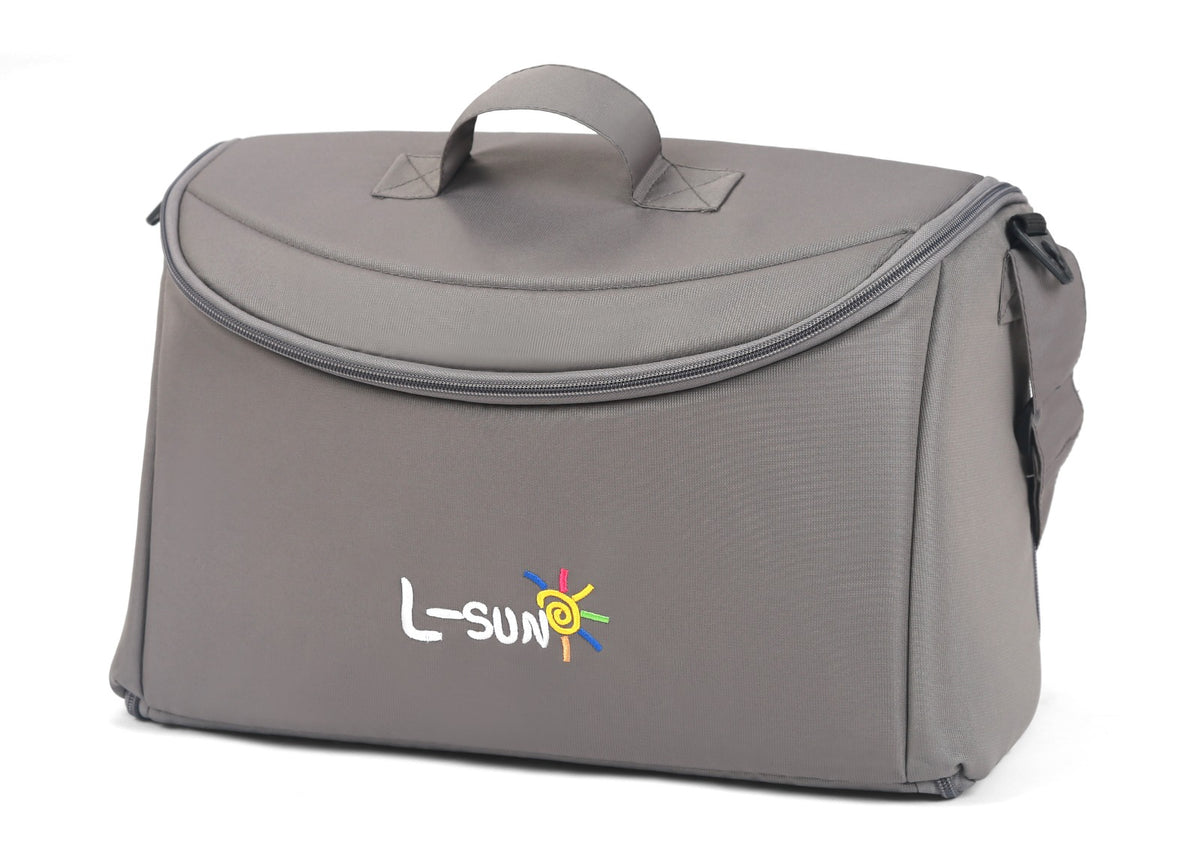 Carucior sport L-Sun Quest, Tip Troller, Maner Reversibil, Husa Picioare, Geanta Scutece, Gray - gogobaby.ro