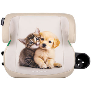 Inaltator auto Chipolino Go Boost Iso I-Size 125-150 cm cu sistem Isofix kitten & puppy - gogobaby.ro
