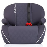 Inaltator auto Chipolino Sonic I-Size 125-150 cm cu sistem Isofix anthracite, testat ADAC