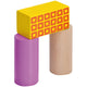 Jucarie Eichhorn Cuburi in galetusa Wooden Blocks 50 piese