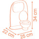 Jucarie Smoby Baby Nurse Toilets cu 2 accesorii