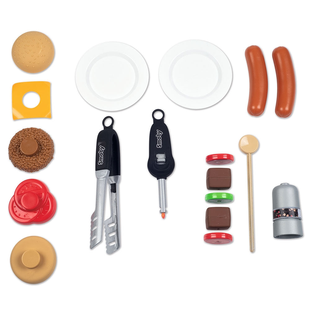 Jucarie Smoby Gratar BBQ cu 18 accesorii