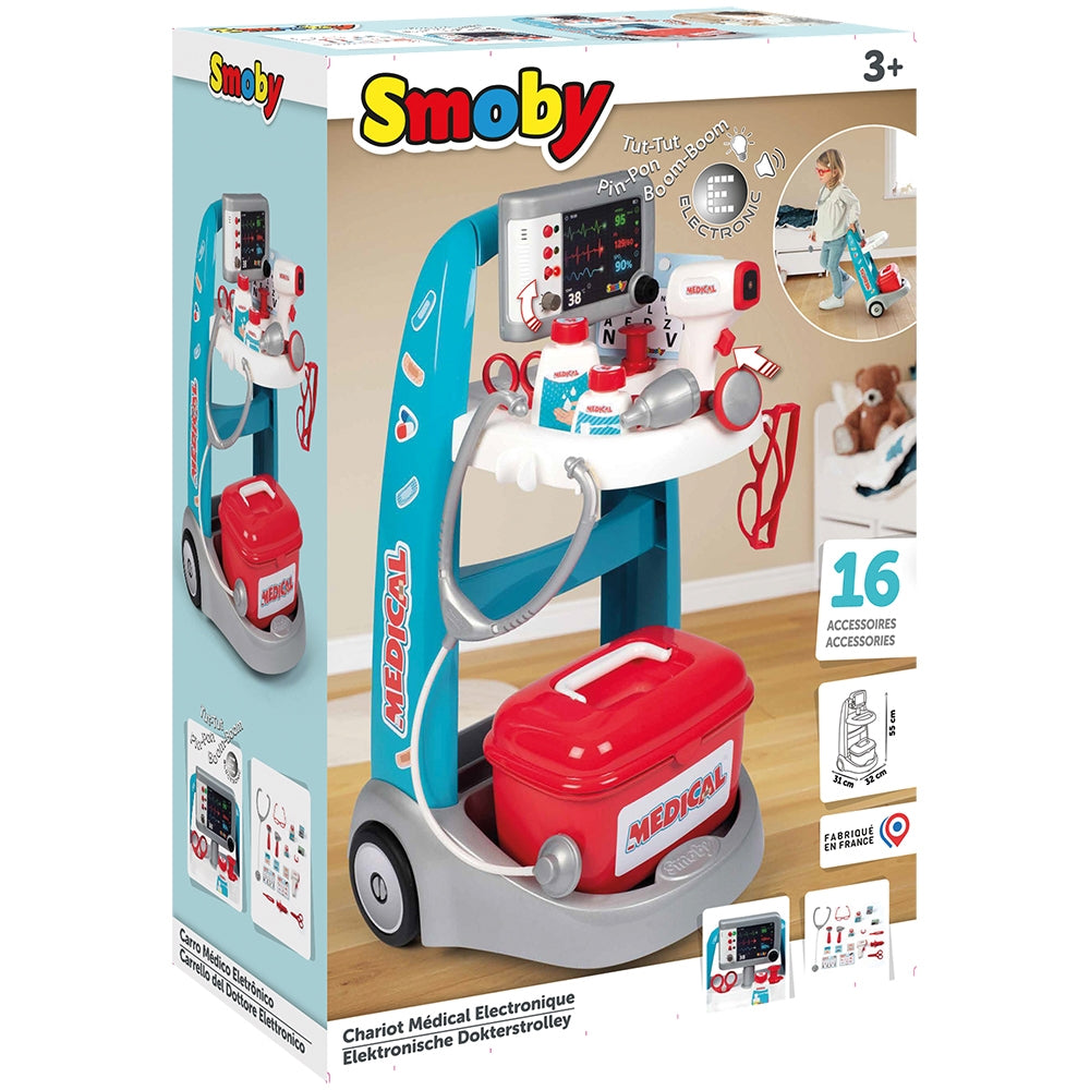 Jucarie Smoby Set doctor cu carucior si accesorii