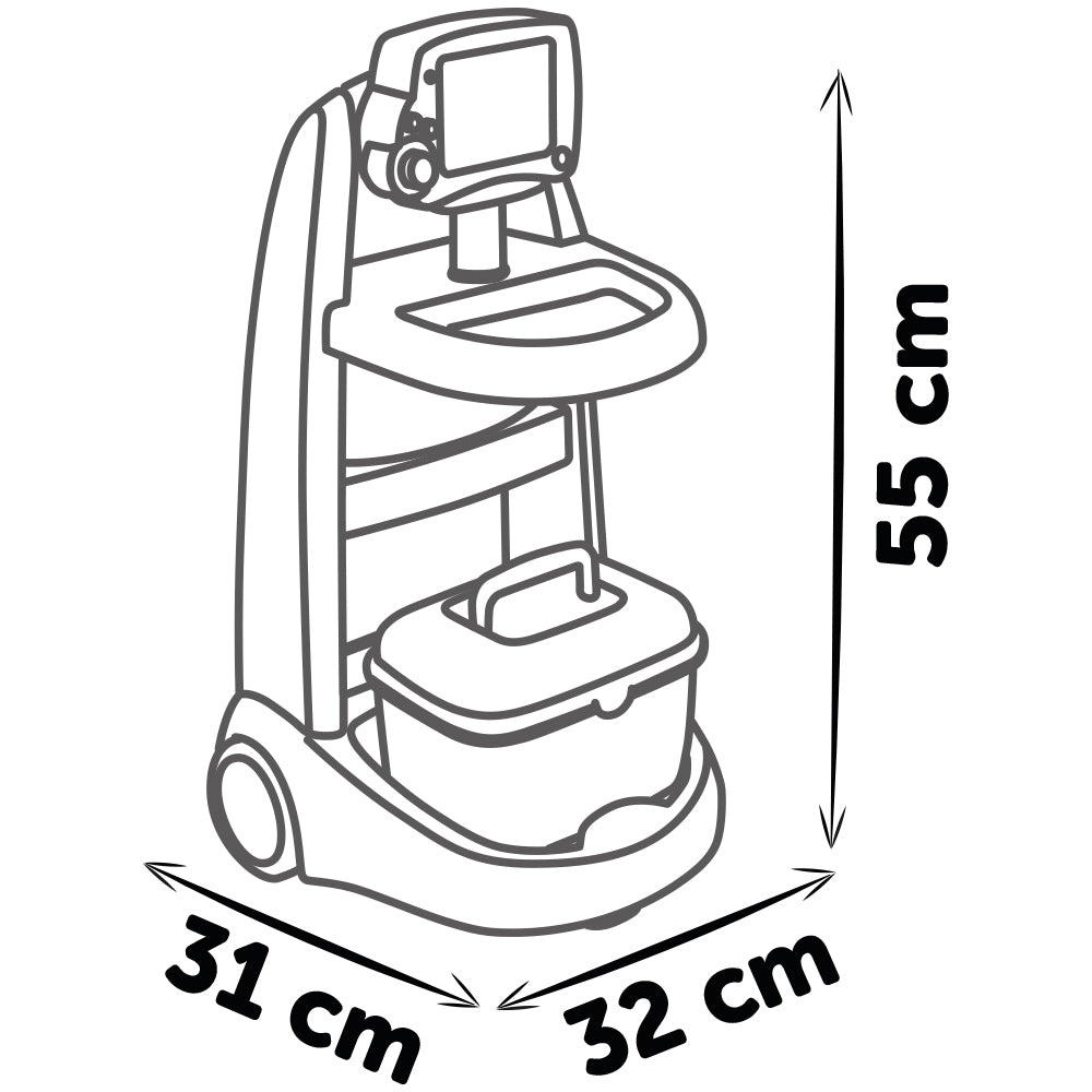 Jucarie Smoby Set doctor cu carucior si accesorii
