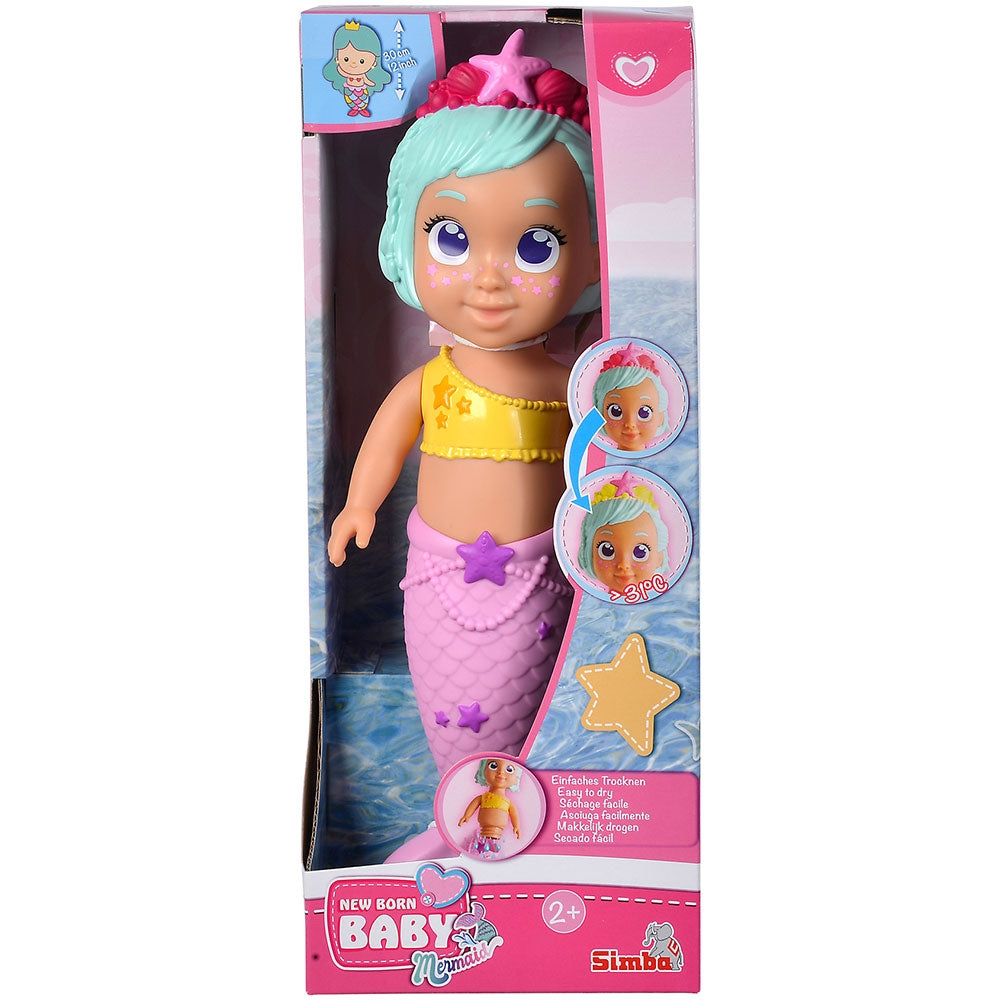 Jucarie de baie Simba New Born Baby Mermaid 30 cm - gogobaby.ro