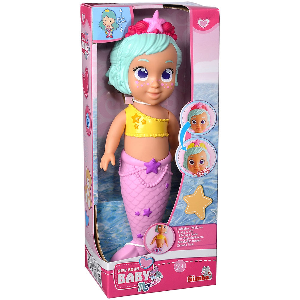 Jucarie de baie Simba New Born Baby Mermaid 30 cm - gogobaby.ro
