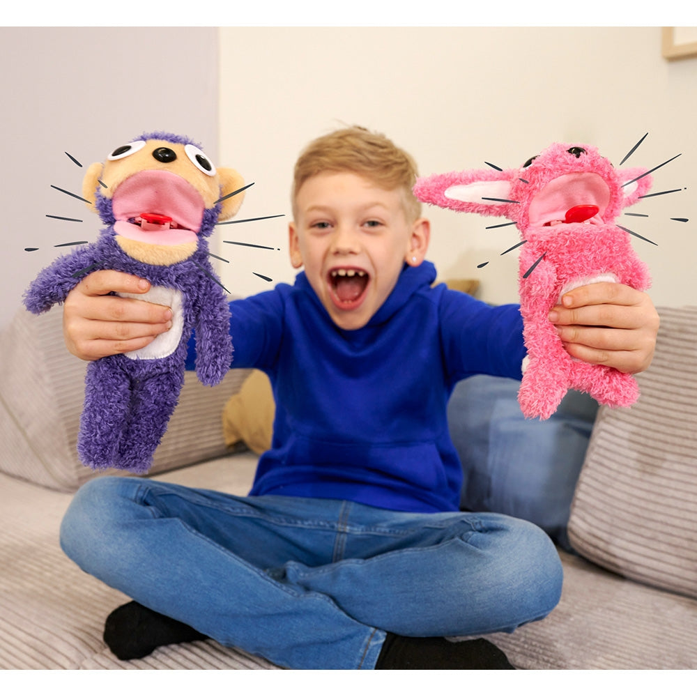 Jucarie de plus Simba ScreamerZ Rabbit 30 cm cu sunete
