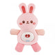 Jucarie de plus iepuras pentru bebelusi Chipolino cu lumini si melodii pink