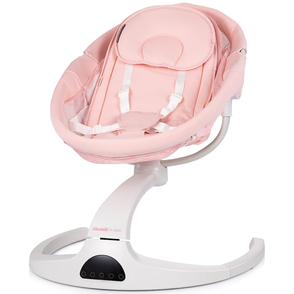 Leagan electric Chipolino E-sway pink marshmallow - gogobaby.ro