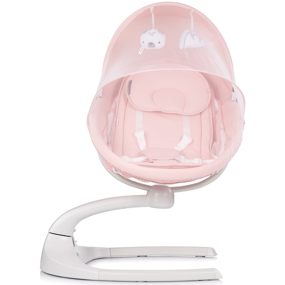 Leagan electric Chipolino E-sway pink marshmallow - gogobaby.ro