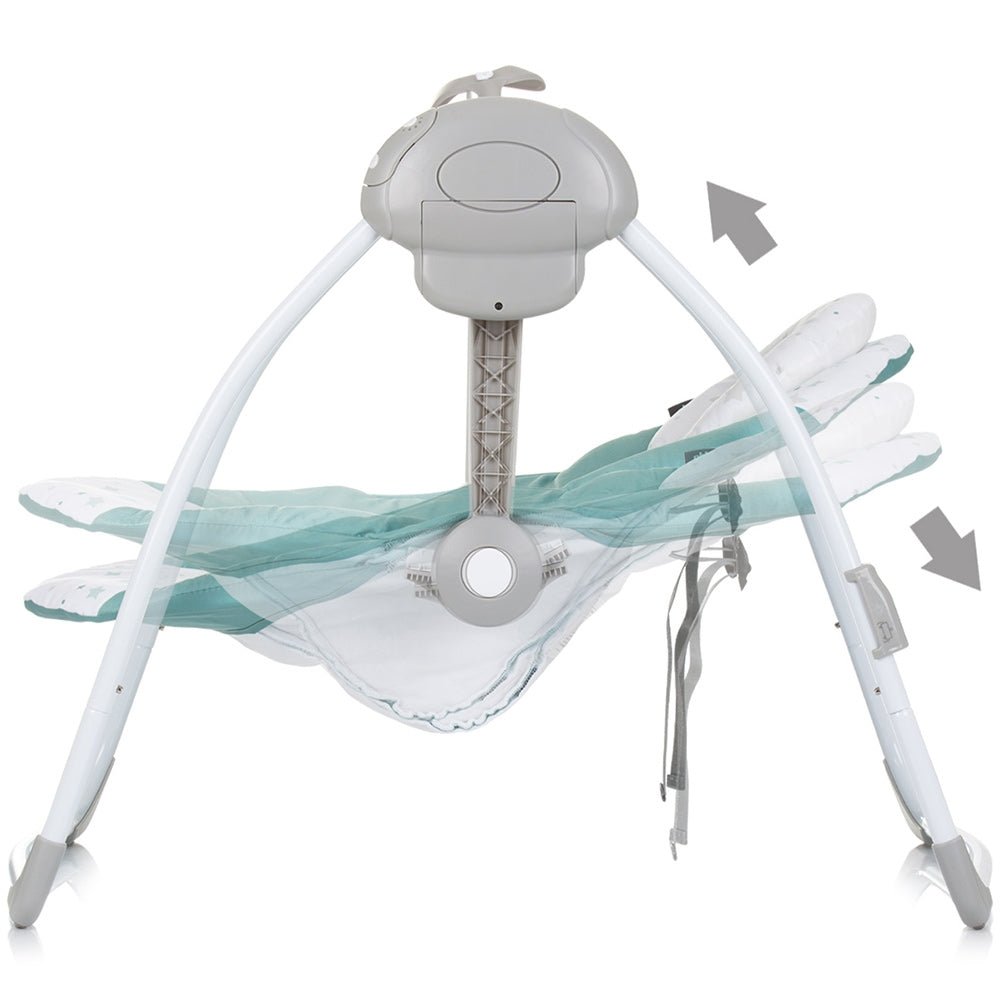 Leagan electric Chipolino Moonlight pastel green - gogobaby.ro