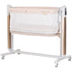 Leagan electric si patut pentru copii Chipolino Ultima cu laterala culisanta beige
