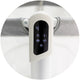 Leagan electric si patut pentru copii Chipolino Ultima cu laterala culisanta grey