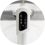 Leagan electric si patut pentru copii Chipolino Ultima cu laterala culisanta grey