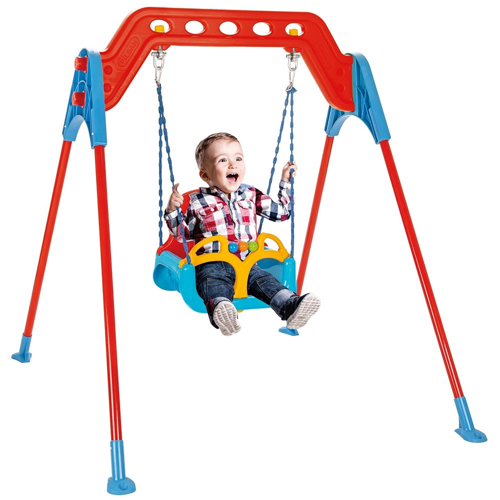 Leagan pentru copii Pilsan Samba A-Frame Swing cu cadru metalic - gogobaby.ro