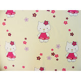 Lenjerie patut Hubners Kitty Floricele 5 piese crem