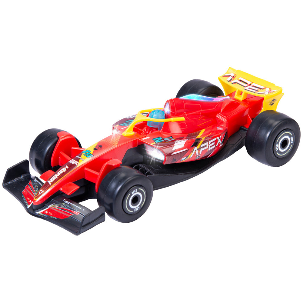 Masina Dickie Toys Formula Racer Team Apex 23 cm cu lumini si sunete
