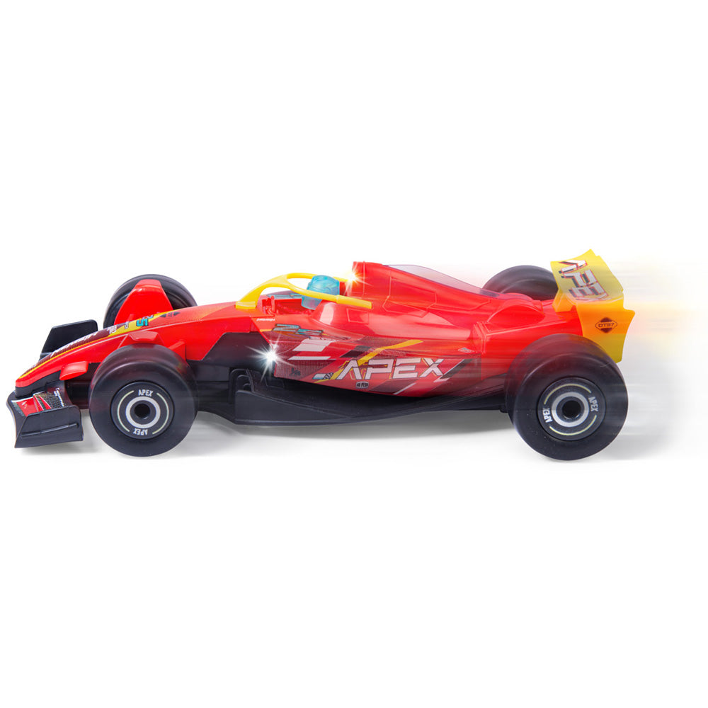Masina Dickie Toys Formula Racer Team Apex 23 cm cu lumini si sunete