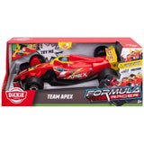 Masina Dickie Toys Formula Racer Team Apex 23 cm cu lumini si sunete