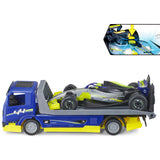 Masina Dickie Toys Formula Transporter Team Split 35 cm cu lumini si sunete