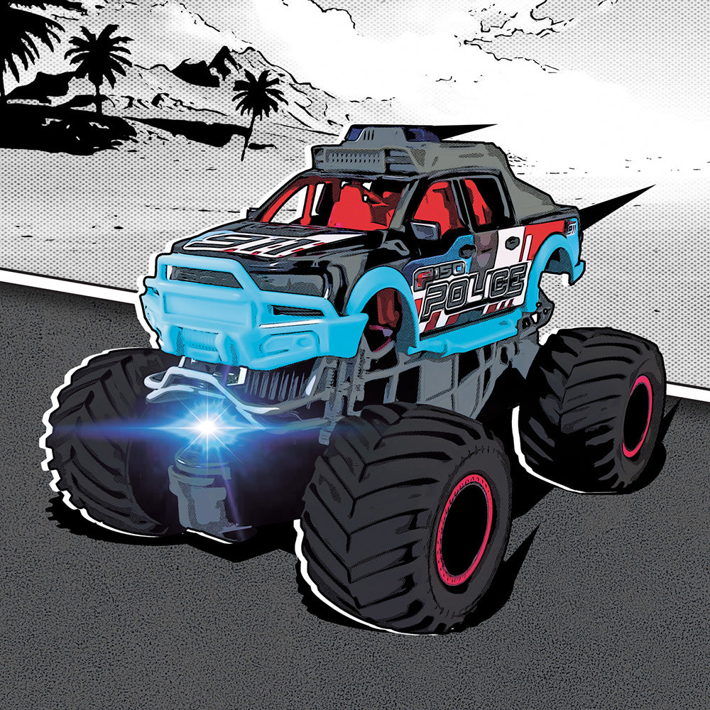 Masina Dickie Toys Police F-150 19,3 cm cu lumini si sunete