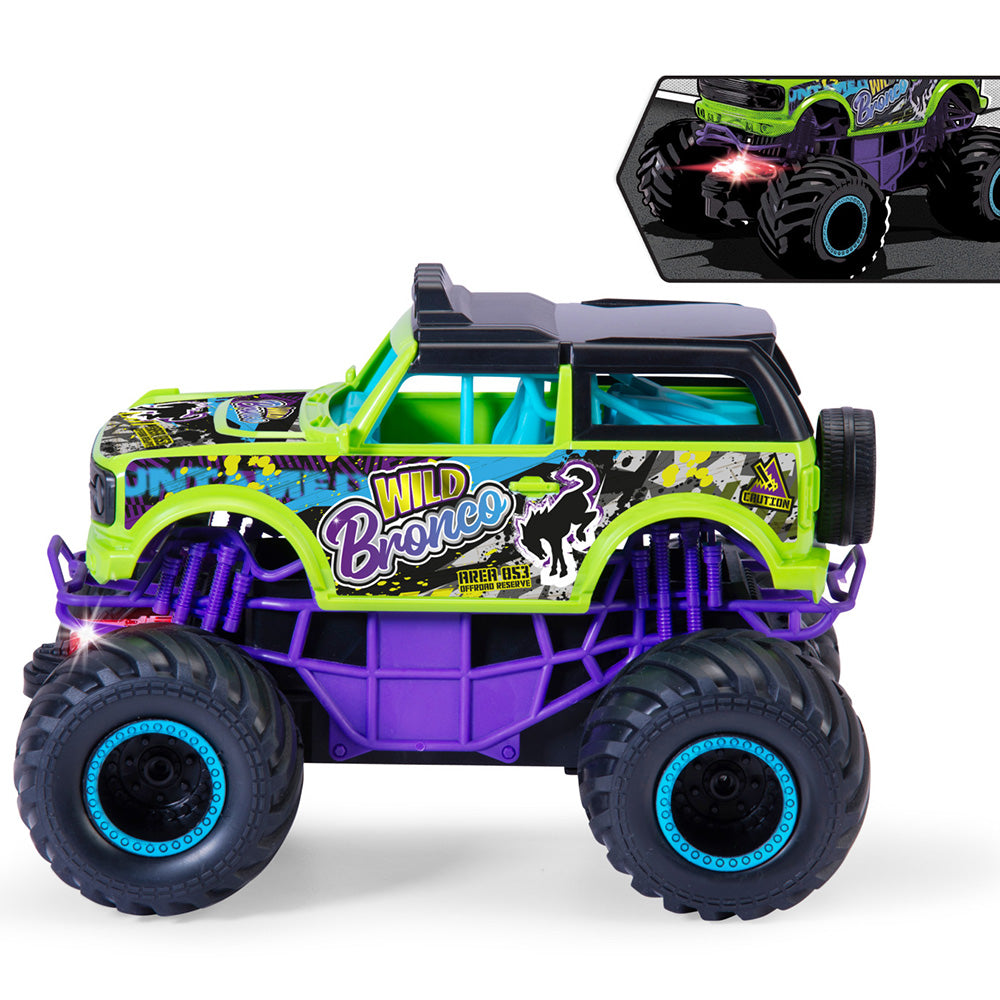 Masina Dickie Toys Wild Bronco 18 cm cu lumini si sunete