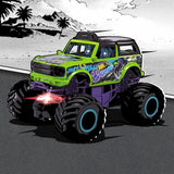Masina Dickie Toys Wild Bronco 18 cm cu lumini si sunete