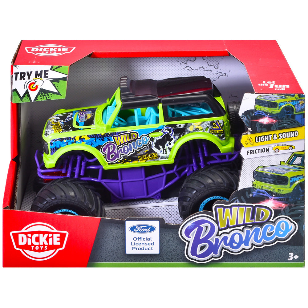 Masina Dickie Toys Wild Bronco 18 cm cu lumini si sunete