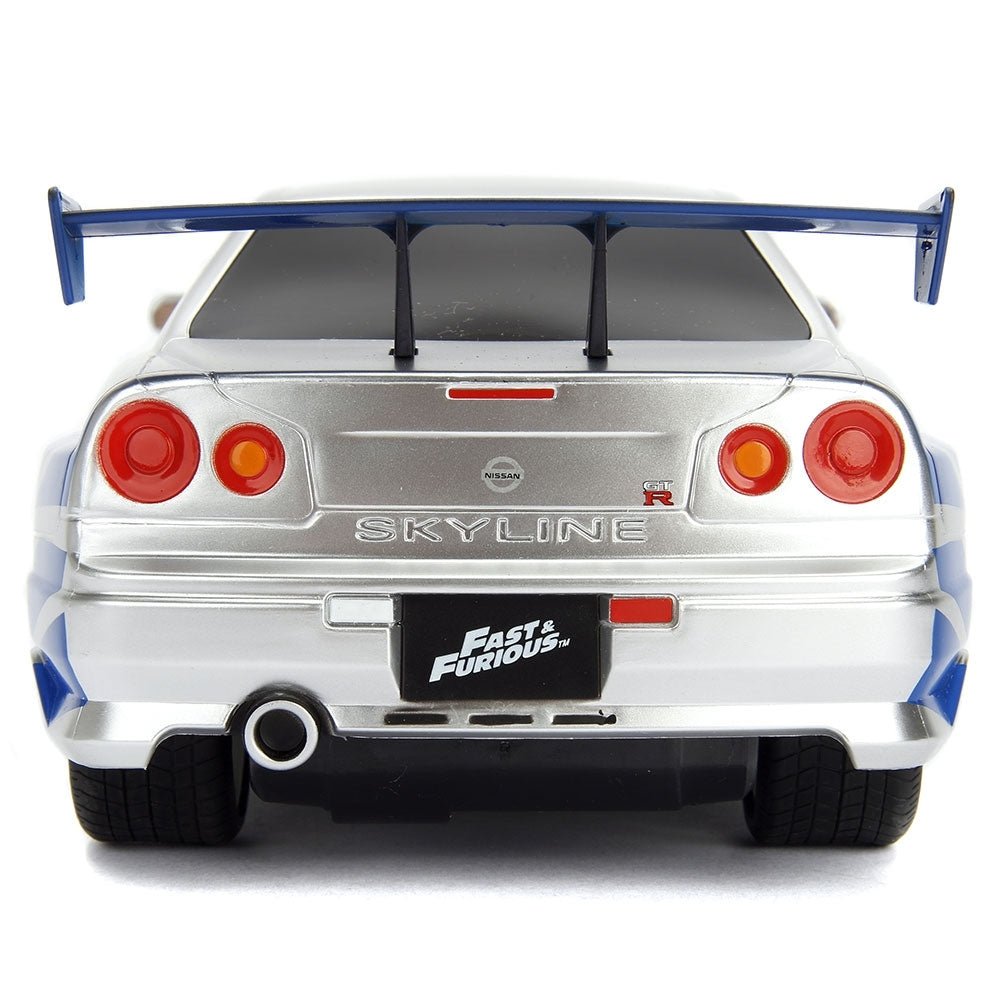 Masina Jada Toys Fast and Furious Nissan Skyline GTR 1:24 cu telecomanda
