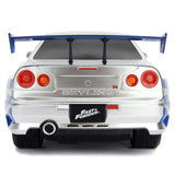 Masina Jada Toys Fast and Furious Nissan Skyline GTR 1:24 cu telecomanda