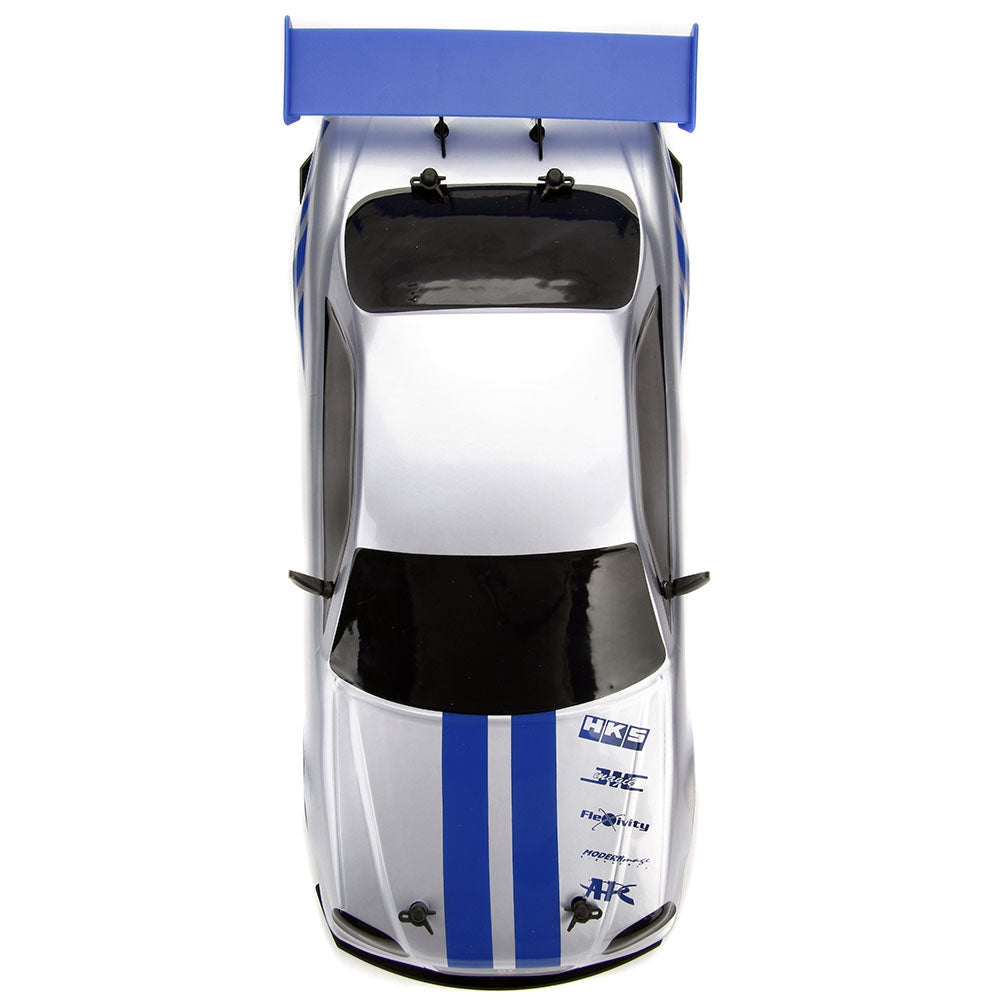 Masina Jada Toys Fast and Furious Nissan Skyline GTR Drift cu anvelope si telecomanda